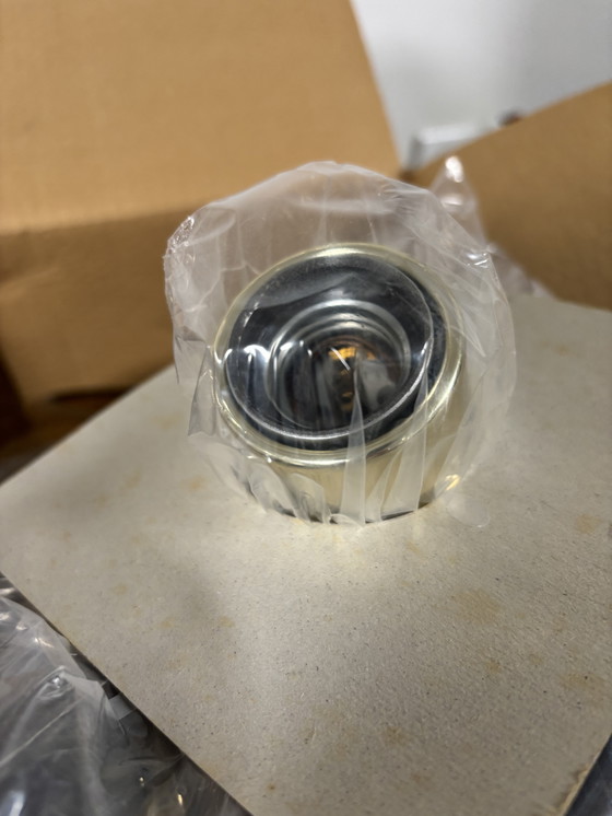 Image 1 of UNIEK: Vintage Peill & Putzler 'Blasenglas' Hanglamp – New Old Stock (NOS)