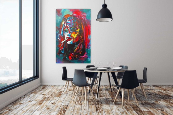 Rachel Perez Troncoso - Colores - Toile D'Artiste – Peintures et dessins, Canvas (photo 3 of 12)