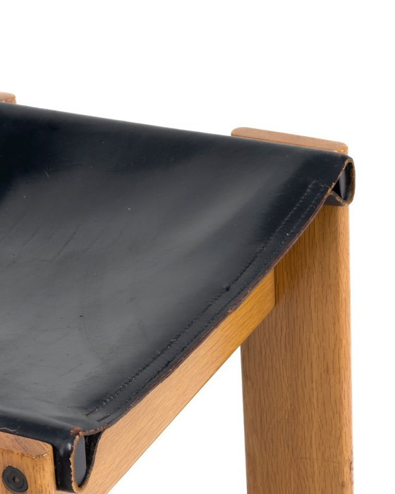 Image 1 of Set di 4 sedie da pranzo Monk di Afra e Tobia Scarpa per Molteni, anni '70.