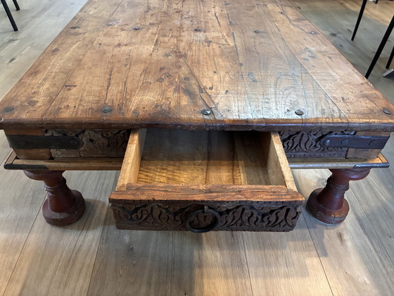 Image 1 of Tavolo da salotto antieke indiano