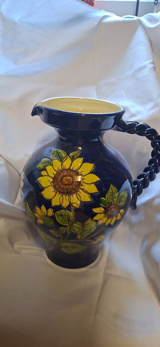 Graf Keramik large floor vase Sunflowers – vazen, Ceramic