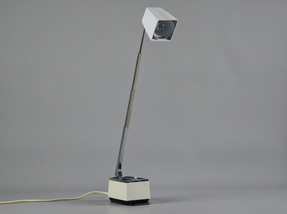 Image 1 of 1960s Vintage FAGERHULTS BELYSNING Solo Type 8300 Telescopic Table Lamp -  Swedish Mid-Century Antenna Desk Lamp.