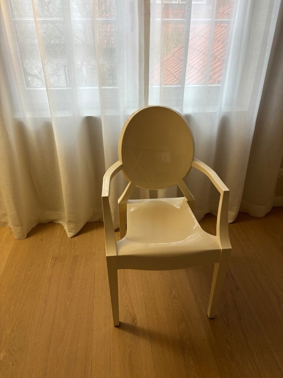 Image 1 of Louis Ghost Kartell, 2 sedie bianco sporco