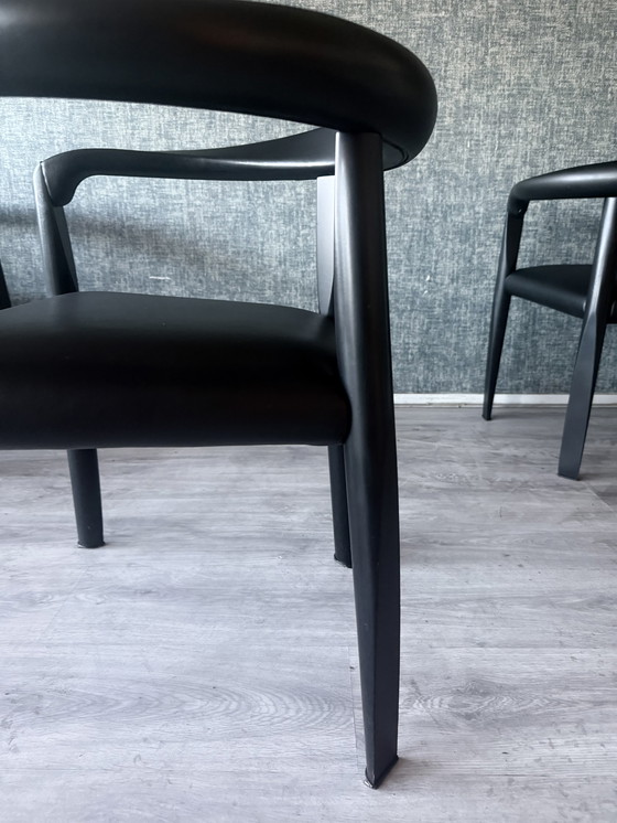 Image 1 of 6 poltrone “Miss” design di Afra & Tobia Scarpa,1986 circa per Molteni