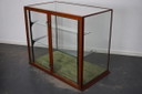 Victorian mahogany shop display case / counter, late 19th century