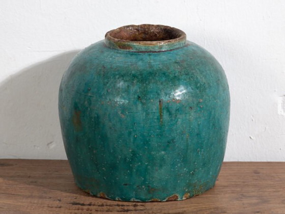 Jarrón esmaltado antiguo (c.1820) #19 – Jarrones (photo 24 of 28)