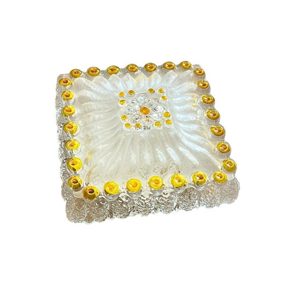 Square Glass Wall or Ceiling Light Type Murano or Limburg – Glashütte Limburg, Wall lights, Murano Glass (photo 9 of 9)
