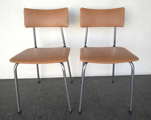 2X Vintage Stoelen ( Set )