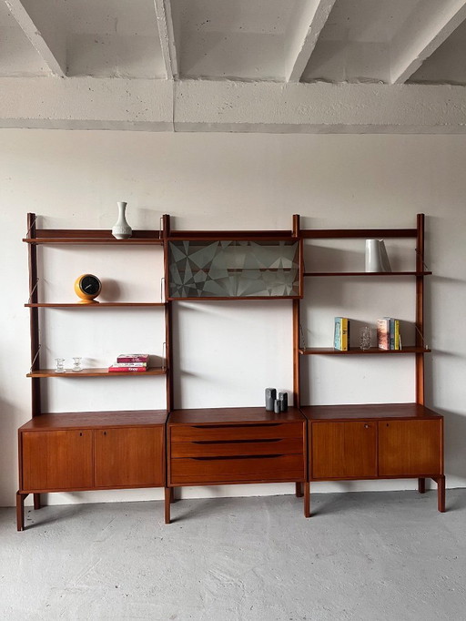 Bibliothèque modulaire de Torbjörn Afdal, Norvège des années 1960