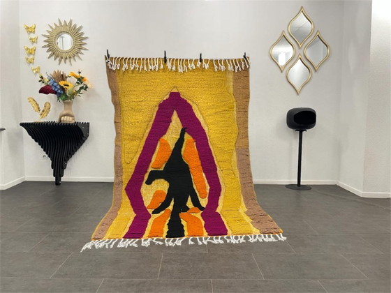 Image 1 of Alfombra Azilal en tonos naturales - 266 cm x 171 cm