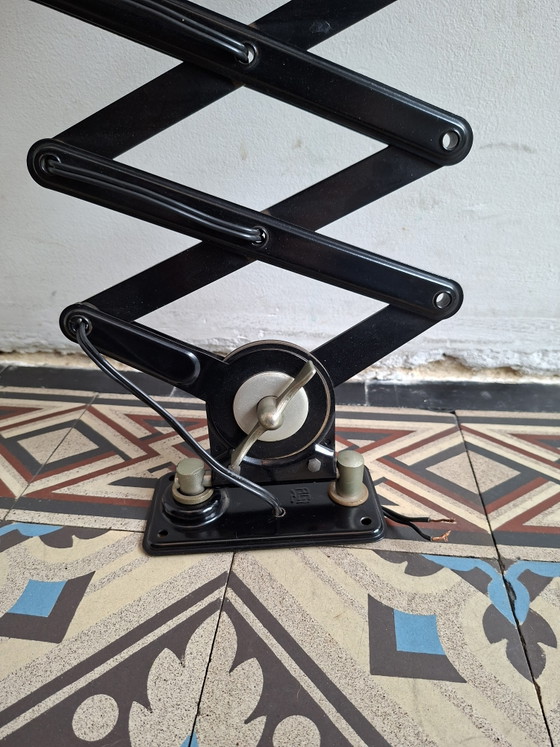Vintage industrial scissor lamp, 1930s – agi, Wall lights, Metal (photo 10 of 12)