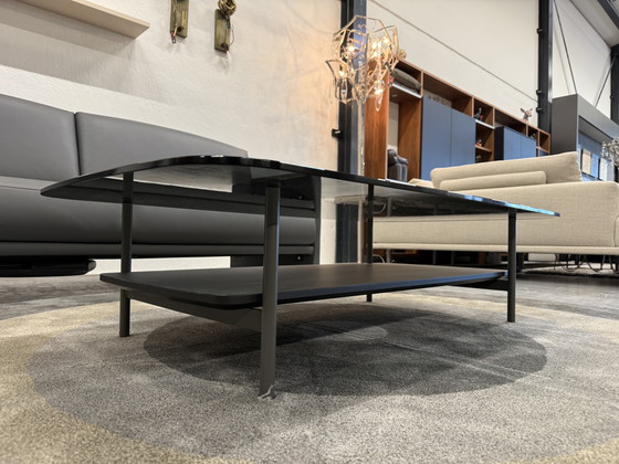 Image 1 of Rolf Benz 8870 Table basse Parssol Verre chêne noir 120x70