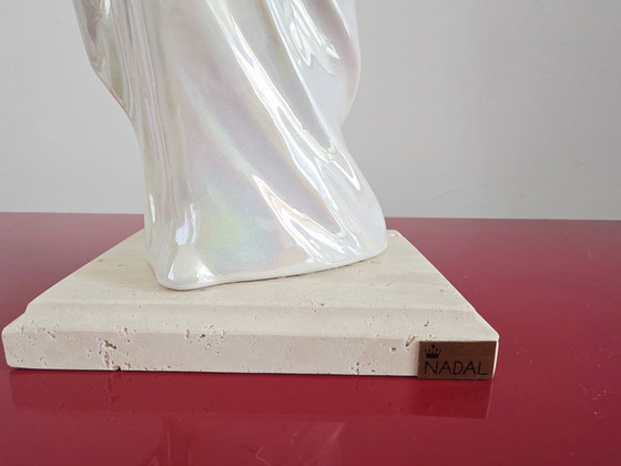 Gran Escultura Nadal España - Serie "Arte y Teatro" (Ópera / Máscara Dorada) – Objetos decorativos, Porcelain (photo 4 of 12)