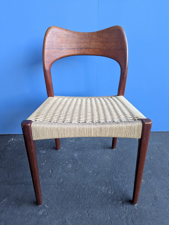 Image 1 of 4 sillas de mediados de siglo - Arne Hovmand Olsen para Mogens Kold