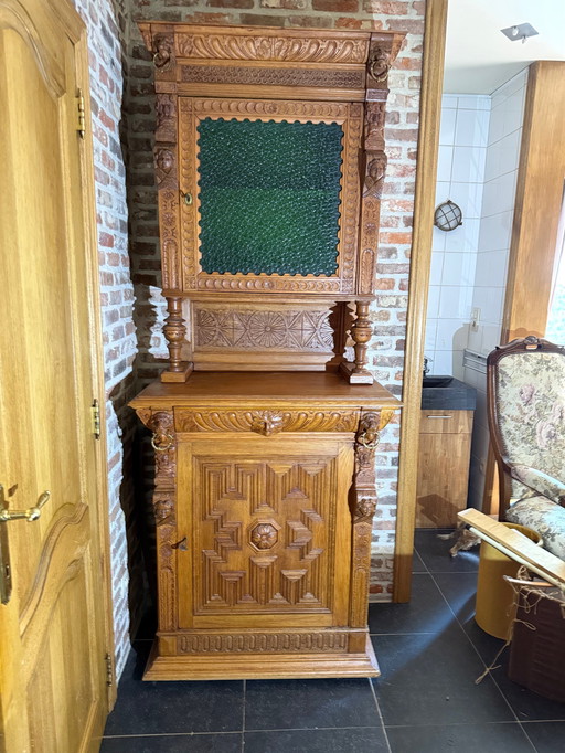 Antiker Eichenschrank Malines