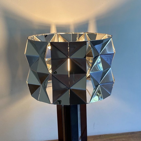 Kinetic Lamp. 1970. Smoked Plexiglas. Space Age. – Table lamps, Metal (photo 7 of 7)