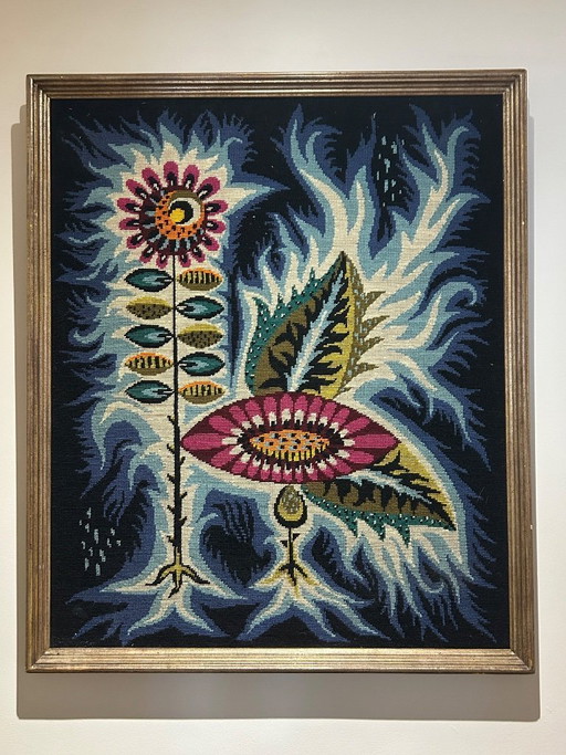 "Night Flower" Tapestry