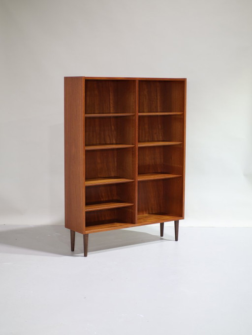 Hundevad teak bookcase, Danish vintage