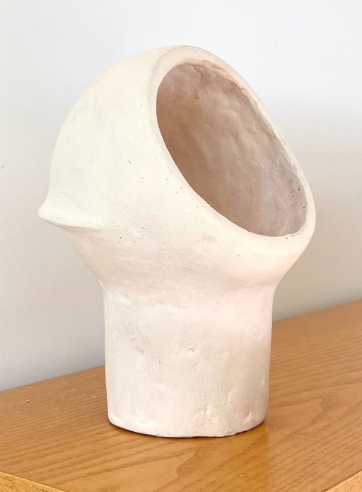 French contemporary ceramic lamp, "Saturno" by Renzo Maar