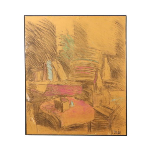 Vintage Kunst op Hout XL Nele Boudry