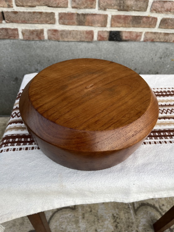Ciotola danese vintage in teak per frutta o insalata, risalente agli anni '70. – Ciotole, Wood (photo 7 of 7)