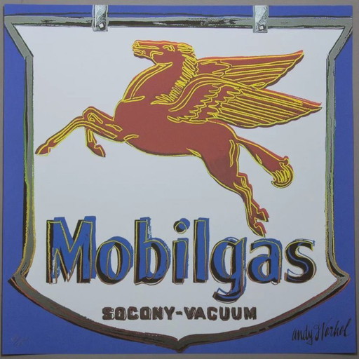 1986 Carnegie Museum of Art After Andy Warhol "Mobil" Lithograph