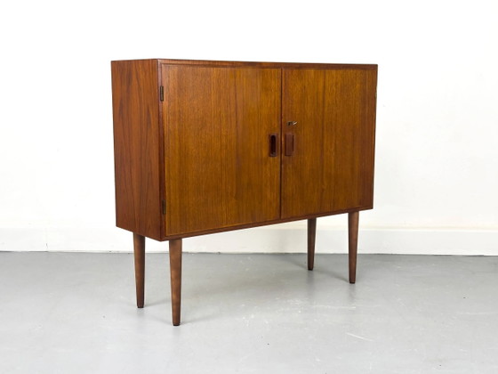Deens dressoir in teak van Børge Mogensen voor Søborg Møbelfabrik, jaren 60 – Opbergkast, Wood (photo 21 of 21)