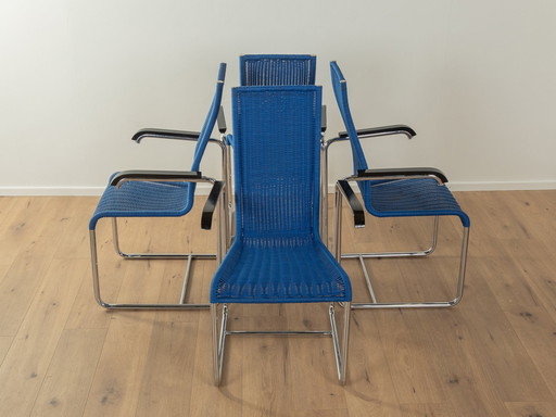 4x D25 Chaises luge de Marcel Breuer, Tecta