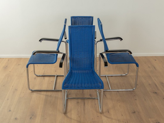 Image 1 of 4x D25 Cantilever Chairs by Marcel Breuer, Tecta