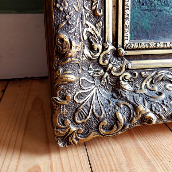 Image 1 of Dipinto in cornice originale d'epoca