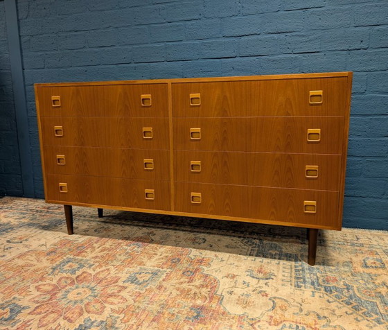 Image 1 of Vintage double chest of drawers, 1960s, Danish design