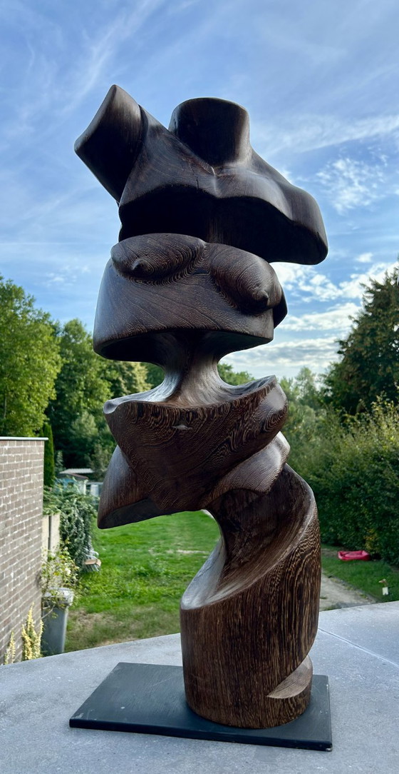 statue of a torso man – Beeldhouwkunst, Hout (photo 17 of 17)