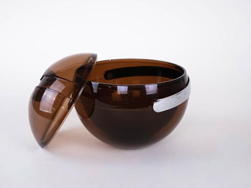 Secchiello per il ghiaccio, design italiano, anni '70, prodotto da Fratelli Guzzini