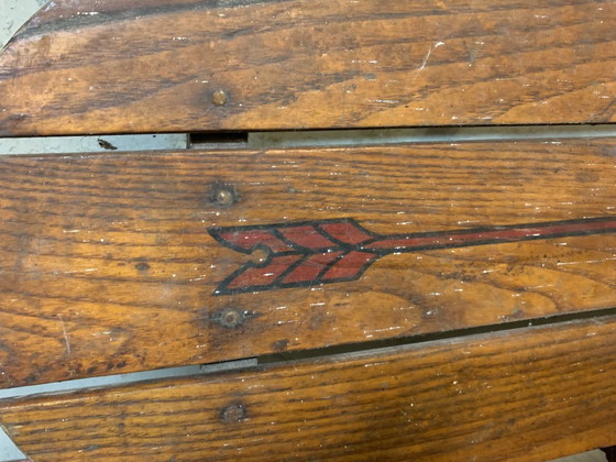 Image 1 of Decorative steerable sled from the U.S.A. 1950s