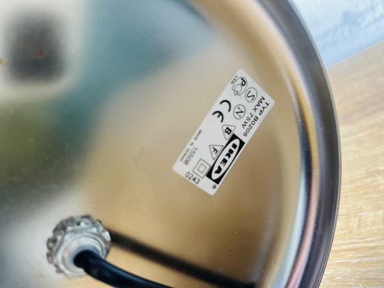 Image 1 of Vintage IKEA ufo tafellamp type B0208 | midcentury mushroom lamp jaren 80