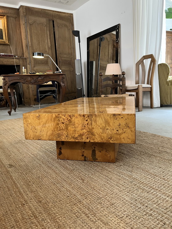 Image 1 of Couchtisch aus Ulmenholz 70er Jahre