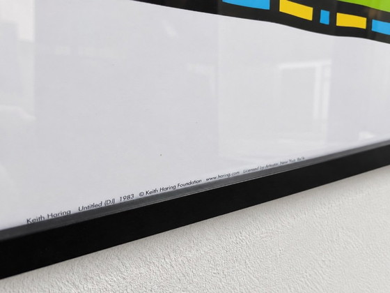 Keith Haring ‘Untitled (DJ)’ Stampa, Incorniciata – Kieth Haring Foundation, Decorazioni murali, Mdf, Paper (photo 4 of 5)