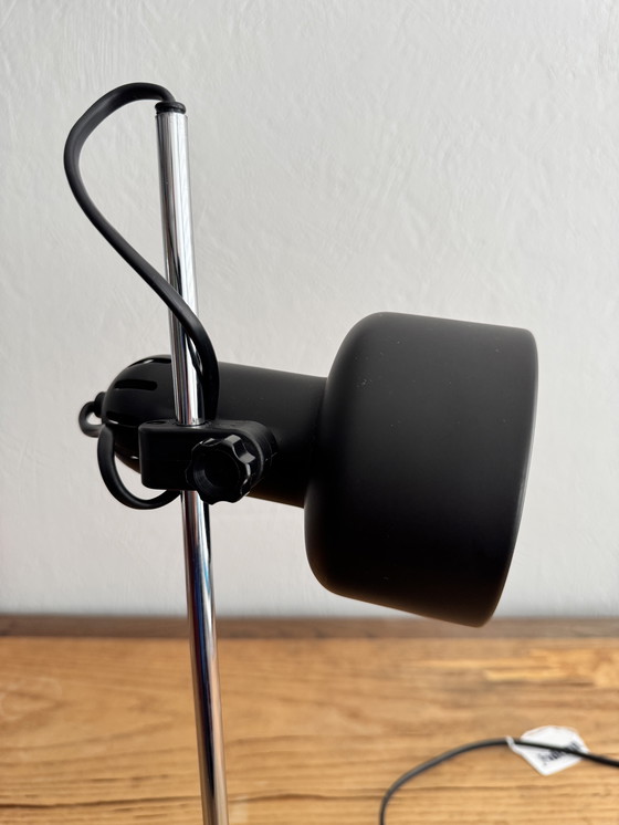 Image 1 of Vintage HEMA table lamp 1970s/1980s black metal