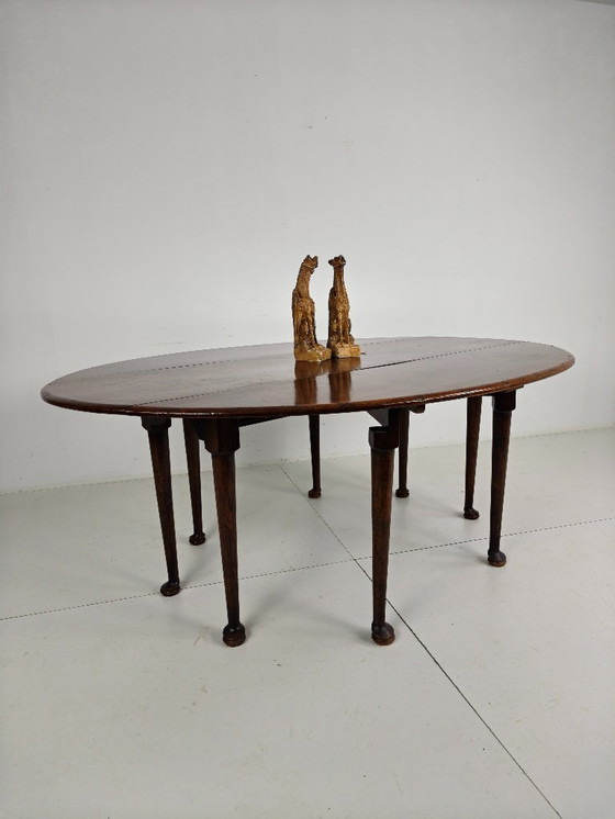 Image 1 of Tavolo da pranzo antico inglese LOP – Vittoriano – 8 gambe