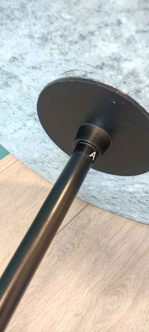 Groen Marmer Bijzettafel Metaal