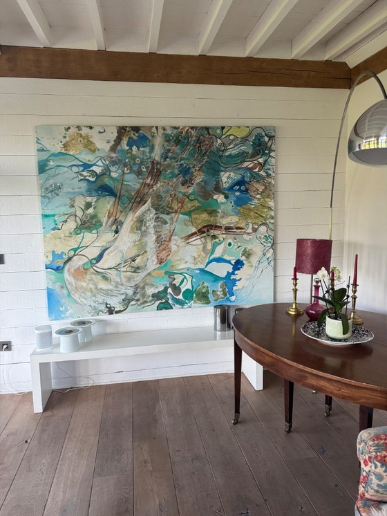 Image 1 of Peinture abstraite de l'artiste belge Jan Goris