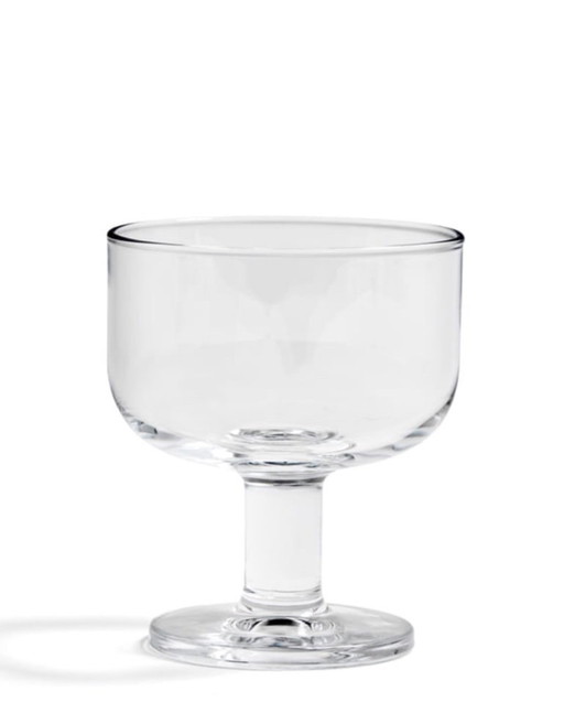 Juego de 6 vasos anchos de taberna transparentes