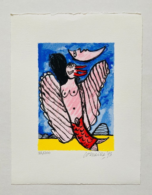 Corneille – Farbiger Siebdruck – 1993