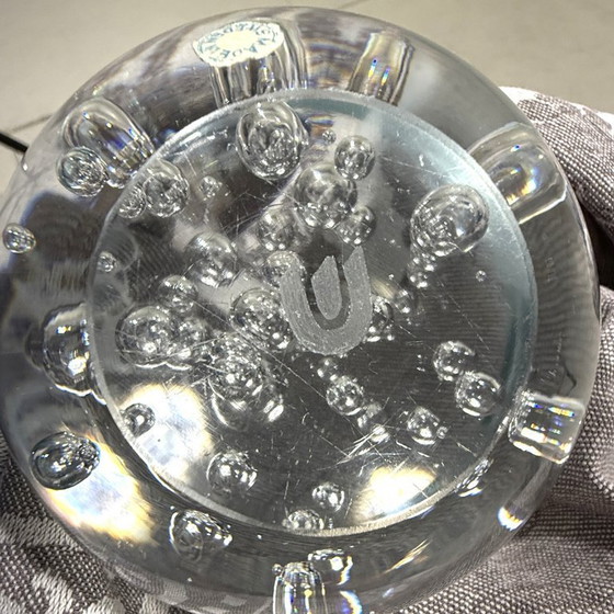 Image 1 of Glazen presse papier Zweden 1960's