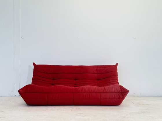 Sofá clásico de diseño Togo de Ligne Roset – Textile, Vintage (photo 3 of 16)