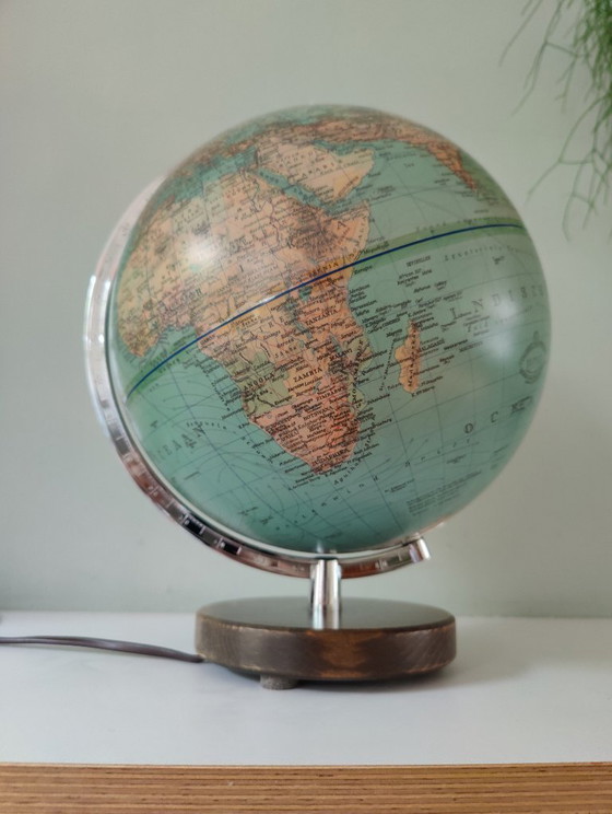 Vintage Columbus Duplex globe lamp, Paul Oestergaard, 1980s – Table lamps, Metal, Plastic (photo 14 of 17)