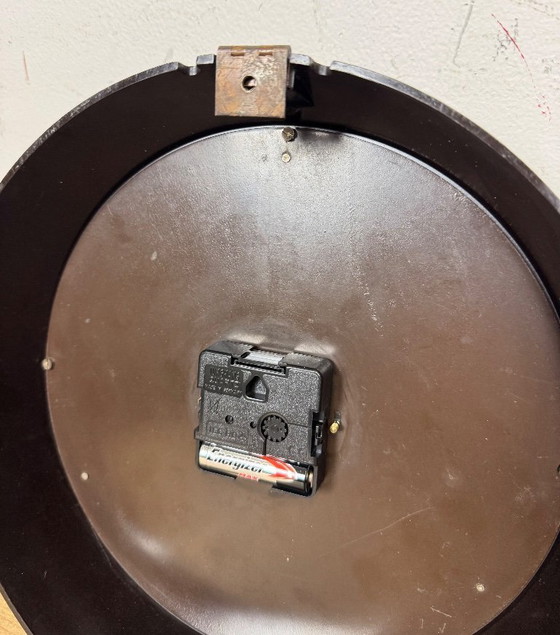 Image 1 of Vintage Brown Bakelite Wall Clock by Gents of Leicester, 1950s