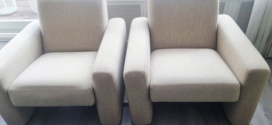 Image 1 of Gelderland Sofagarnitur 4730 von Jan des Bouvrie | Sofas 2x 2 1/2 Sitzer | 2 Sessel