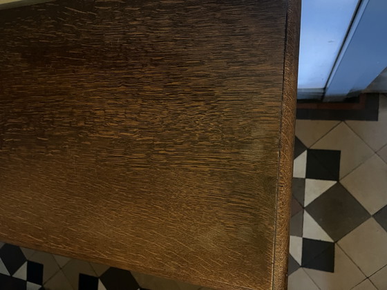 Pander & Zonen Vintage Sideboard / Dresser with Rattan Doors – Approx. 1940s – Pander en Zonen, Wood (photo 10 of 10)