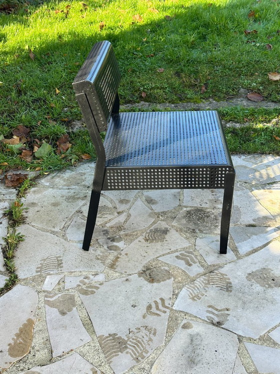 Image 1 of IKEA VINTAGE METALEN FAUTEUIL